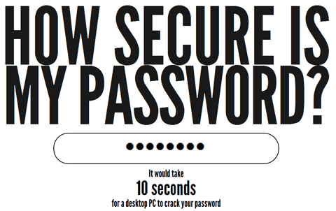 how secure is my password