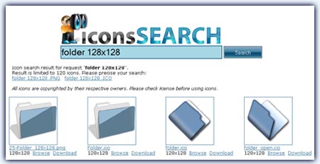 icons search