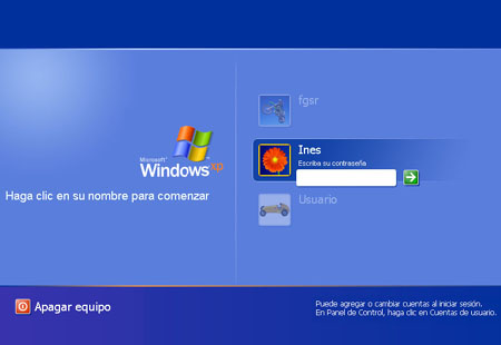 Login Windows XP