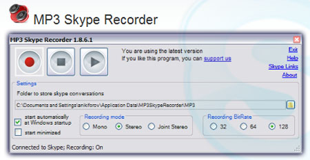mp3 skype recorder