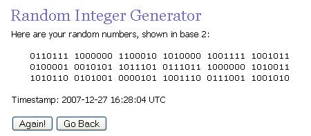 el propósito De ninguna manera Instalar en pc Random.org generador de números aleatorios - opcionWEB