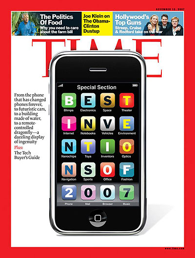 Iphone en la portada del TIME